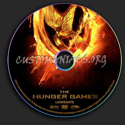 The Hunger Games dvd label