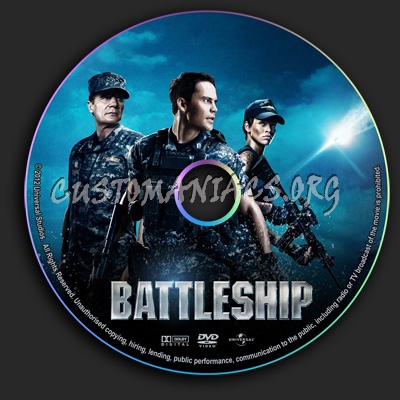 Battleship dvd label