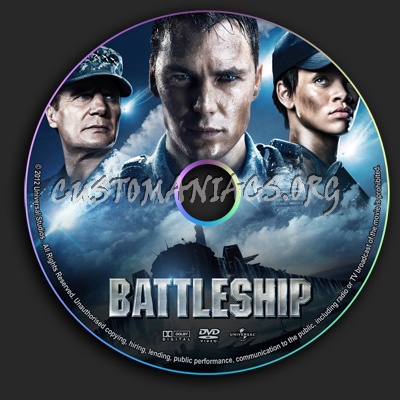 Battleship dvd label