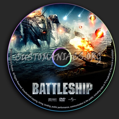 Battleship dvd label