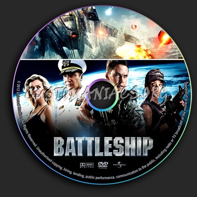 Battleship dvd label