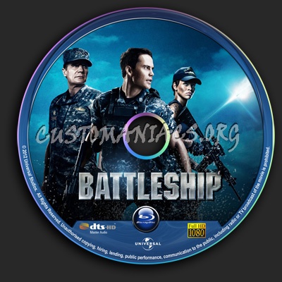 Battleship blu-ray label