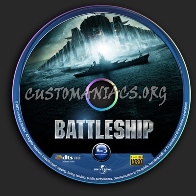 Battleship blu-ray label