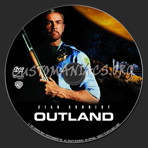 Outland dvd label