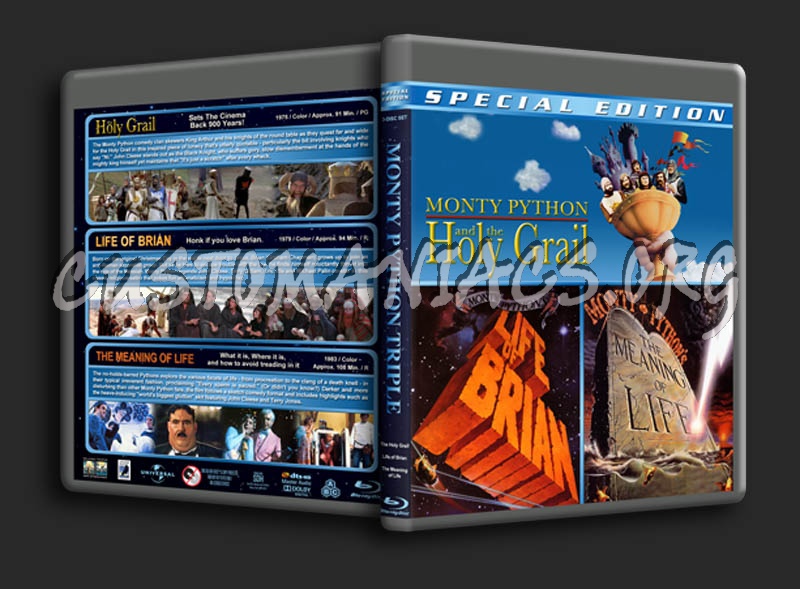 Monty Python Triple Feature blu-ray cover