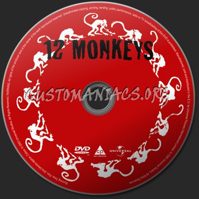 Twelve Monkeys dvd label