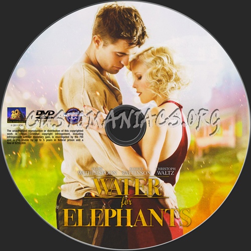 Water for Elephants dvd label