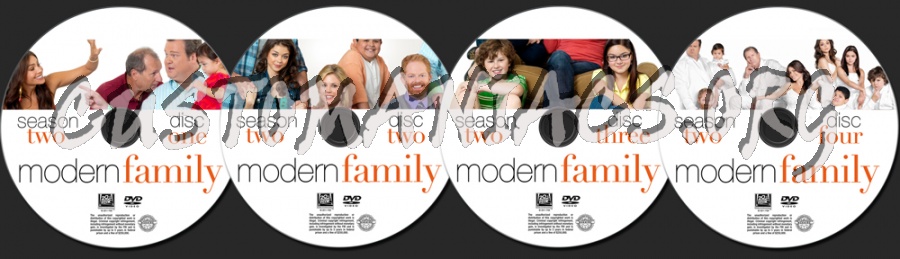 Modern Family - Season 2 dvd label