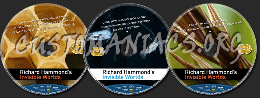 Richard Hammond's Invisible Worlds blu-ray label