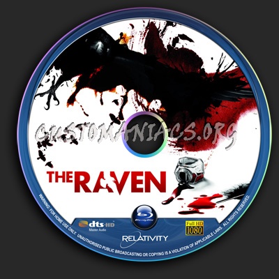 The Raven blu-ray label