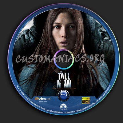 The Tall Man blu-ray label