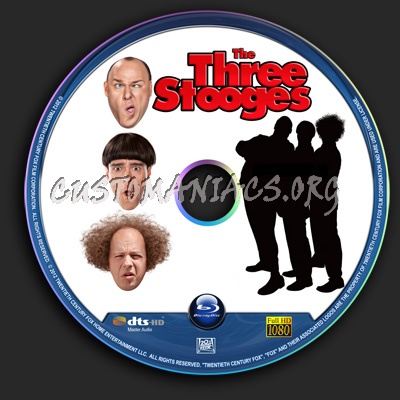 The Three Stooges blu-ray label