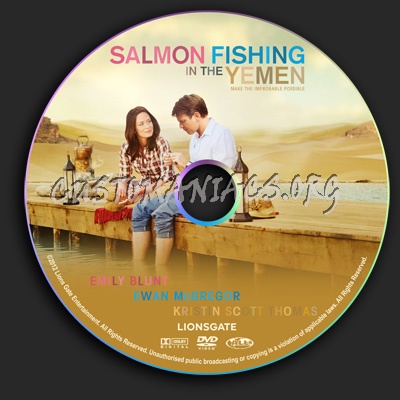 Salmon Fishing in the Yemen dvd label