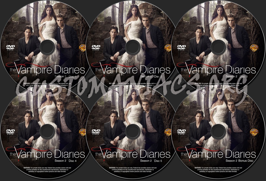 The vampire diaries dvd label