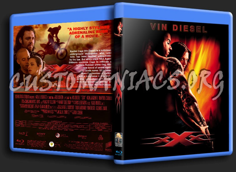 Xxx blu-ray cover