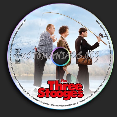 The Three Stooges dvd label