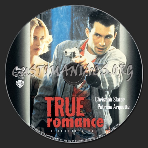 True Romance blu-ray label