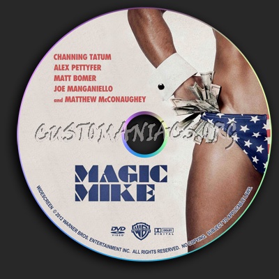 Magic Mike dvd label