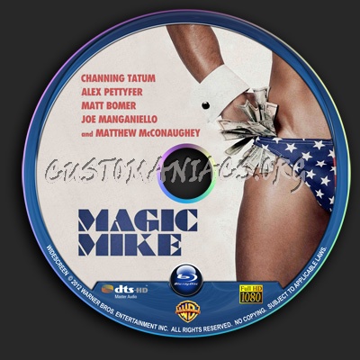 Magic Mike blu-ray label