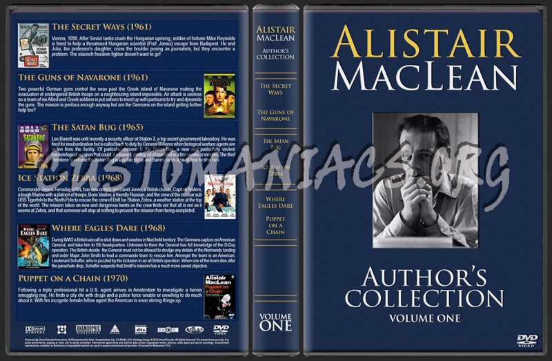 Alistair Maclean Volume 1 Dvd Cover Dvd Covers Labels By Customaniacs Id Free Download Highres Dvd Cover