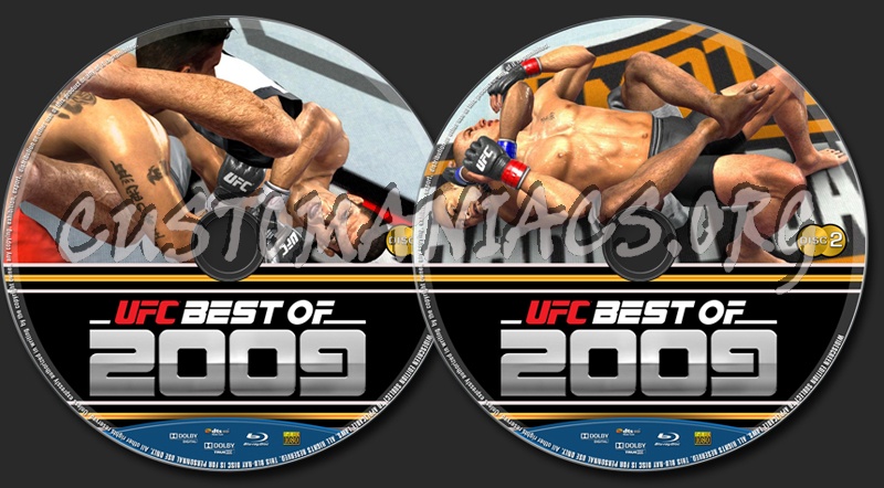 UFC Best Of 2009 blu-ray label