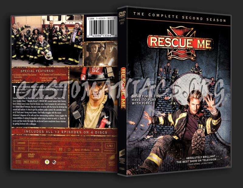 Rescue Me Season 2 dvd cover