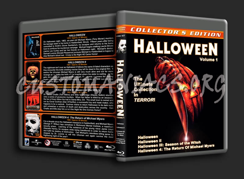 Halloween: Parts 1-4 blu-ray cover