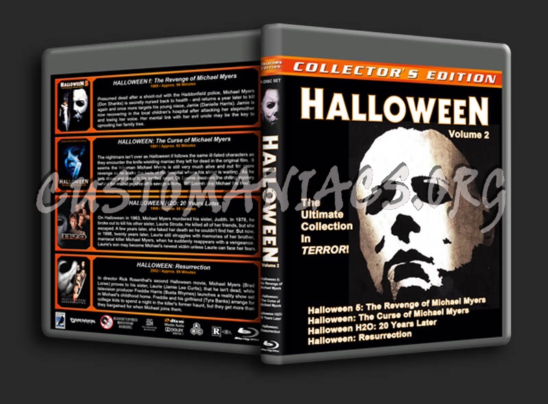 Halloween: Parts 5-8 blu-ray cover