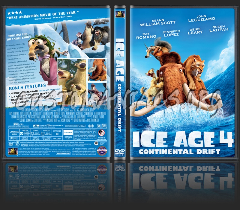 Ice Age 4 Continental Drift dvd cover