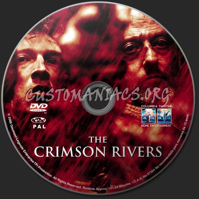 The Crimson Rivers dvd label