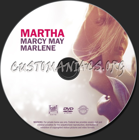 Martha Marcy May Marlene dvd label