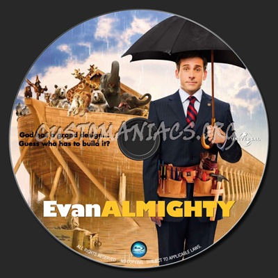 Evan Almighty (2007) blu-ray label