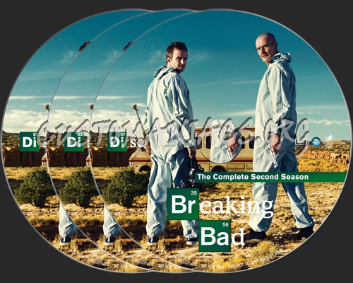 Breaking Bad : The Complete Second Season blu-ray label