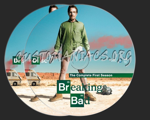 Breaking Bad : The Complete First Season blu-ray label