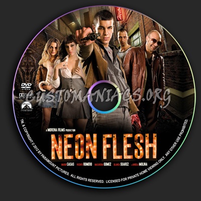 Neon Flesh dvd label