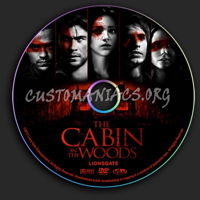 The Cabin In The Woods dvd label