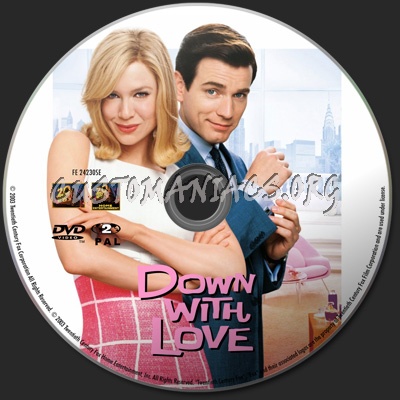 Down with Love dvd label