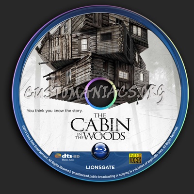 The Cabin In The Woods blu-ray label