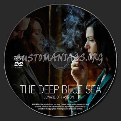 The Deep Blue Sea dvd label