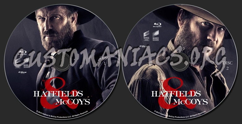 Hatfields & McCoys 2012 blu-ray label