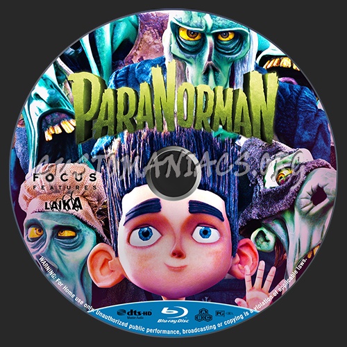 Paranorman blu-ray label