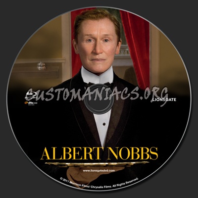 Albert Nobbs blu-ray label