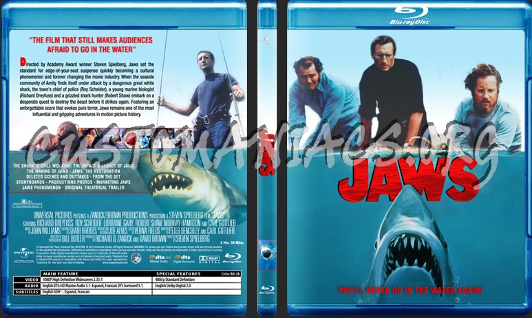 Jaws blu-ray cover