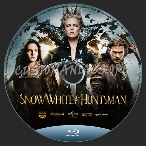 Snow White & the Huntsman blu-ray label