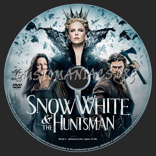 Snow White & the Huntsman dvd label