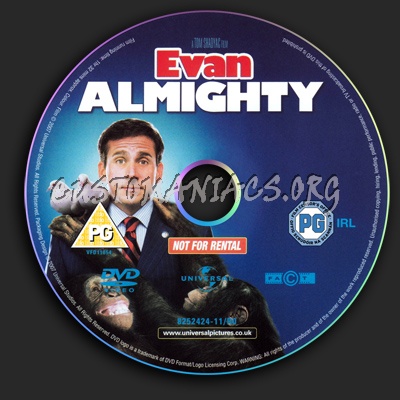 Evan Almighty dvd label