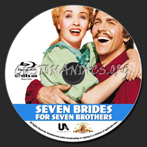 Seven Brides For Seven Brothers blu-ray label