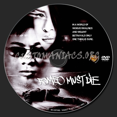 Romeo Must Die (2000) dvd label