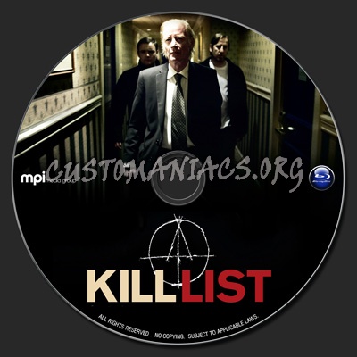 Kill List blu-ray label