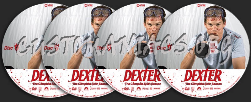 Dexter - Season 6 dvd label